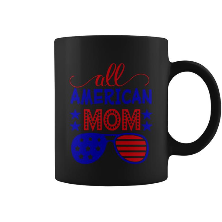 All American Mom Sunglasses 4Th Of July Independence Day Patriotic Coffee Mug