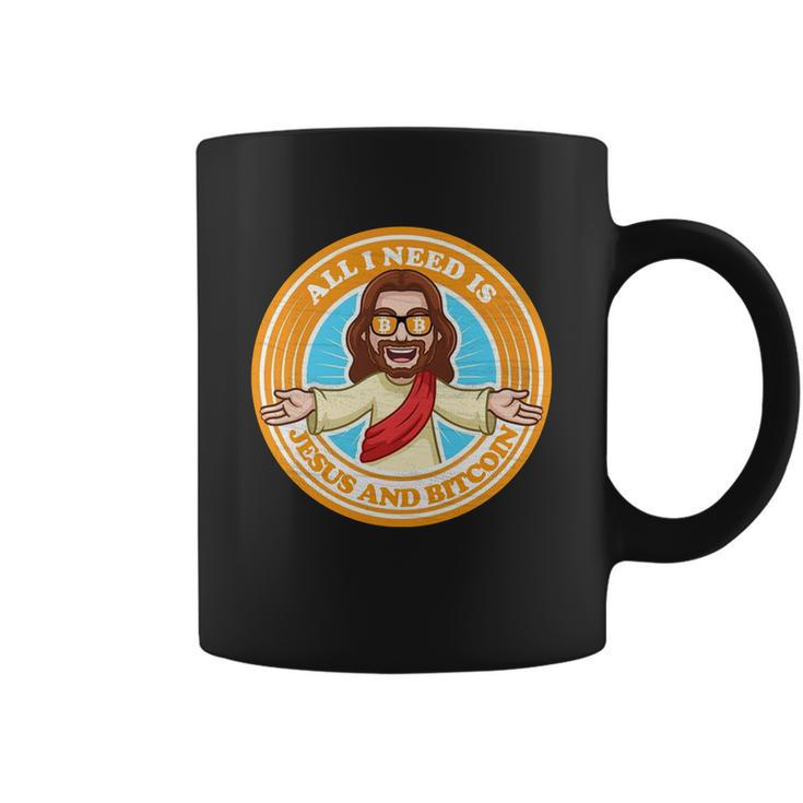 All You Need Is Jesus And Bitcoin Coffee Mug