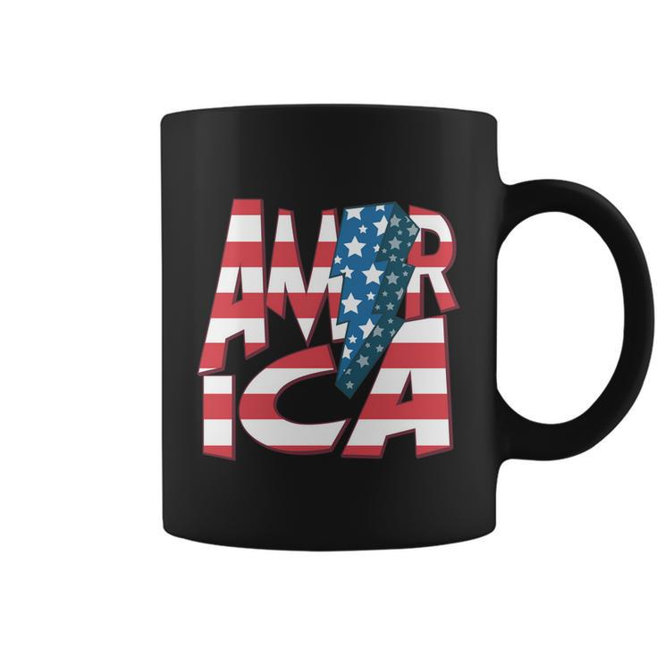 America Usa Flag Patriotic Independence Day 4Th Of July Meaningful Gift Coffee Mug