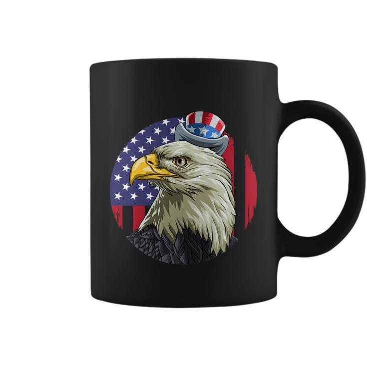American Flag Bald Eagle 4Th Of July Uncle Sam Usa Coffee Mug