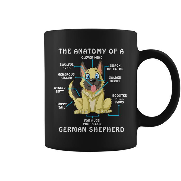 Anatomy Of German Shepherd Coffee Mug