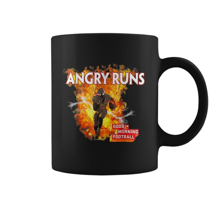 Angry Runs Good Morning Football Sport Lover Football Fan Tshirt Coffee Mug