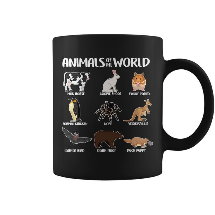 Animals Of The World Funny Names Coffee Mug
