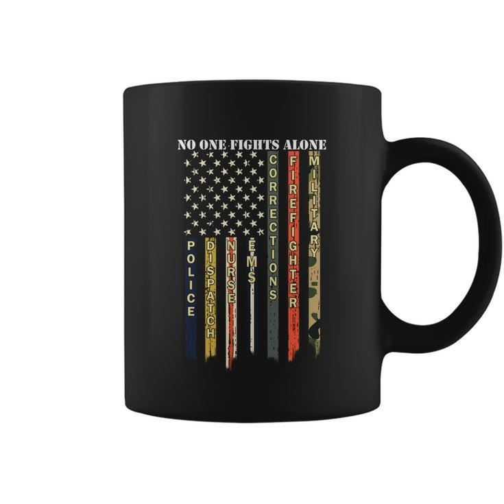 Army Gift No One Fights Alone Coffee Mug