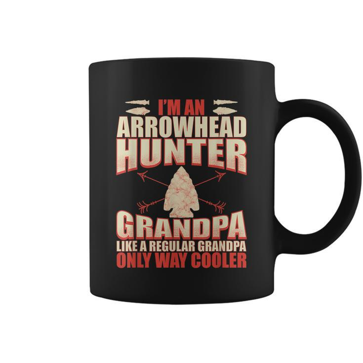 Arrowhead Hunting Funny Arrowhead Hunter Grandpa V2 Coffee Mug
