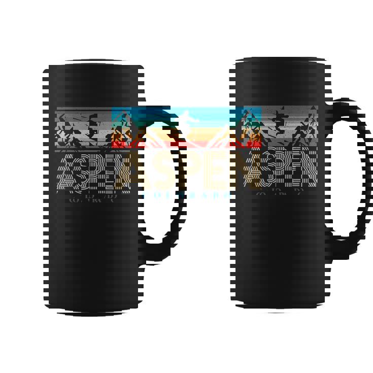 Aspen Colorado Ski Sunset Mountain Coffee Mug