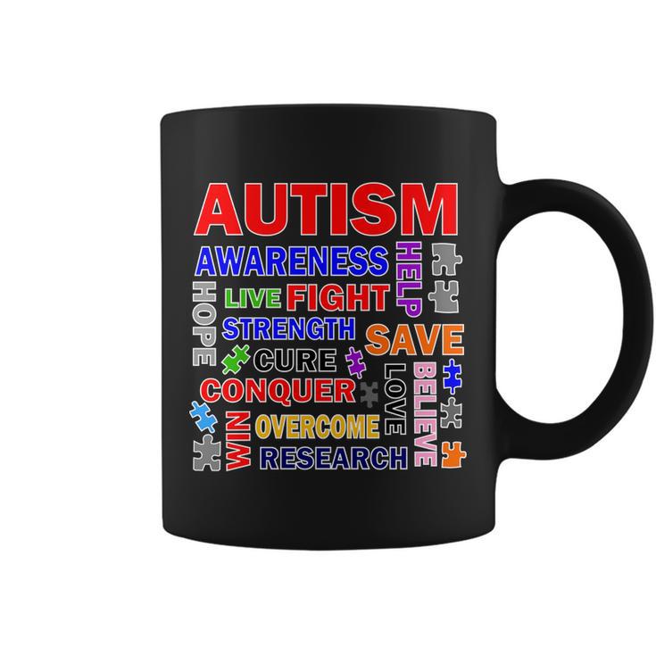 Autism Mashup Tshirt Coffee Mug