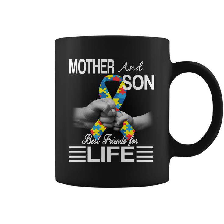 Autism Mother And Son Best Friends For Life Coffee Mug