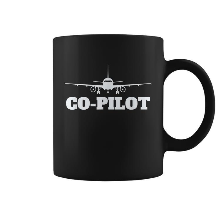 Airplane Pilot Aviation Heartbeat Flying Gift Coffee Mug - Thegiftio