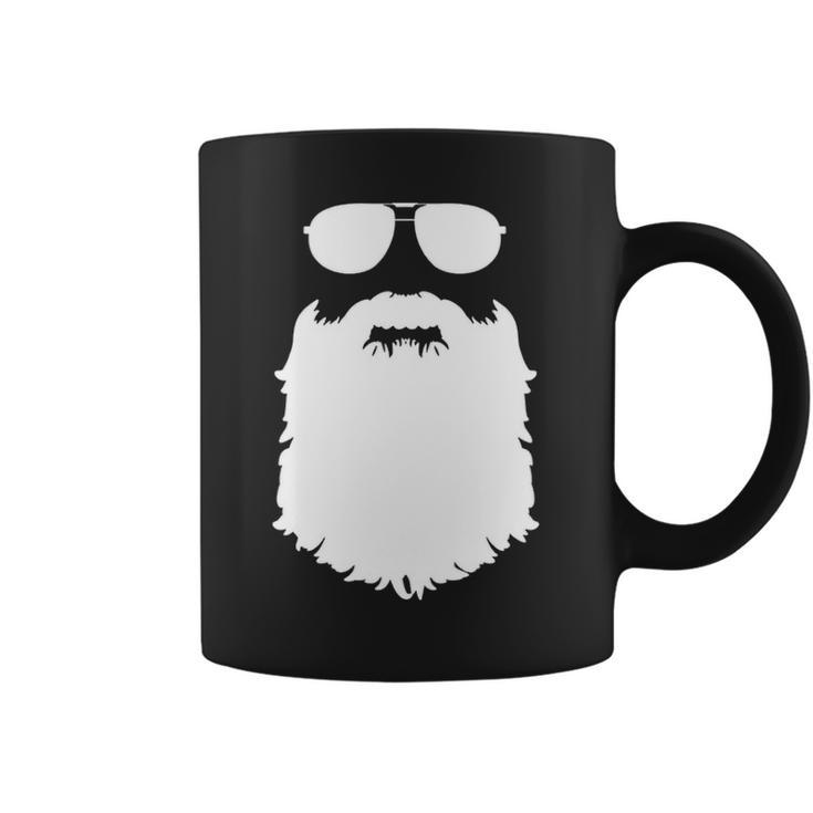 Aviator Glasses And Beard V2 Coffee Mug