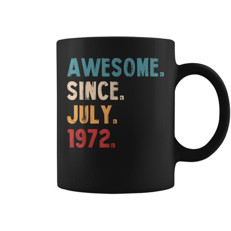 Awesome Since July 1972 Vintage 50Th Birthday  V2 Coffee Mug
