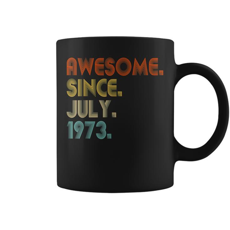 Awesome Since July 1973 Vintage 49Th Birthday  Coffee Mug