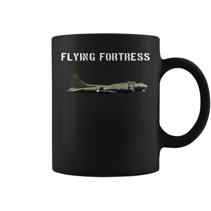 B-17 Flying Fortress  Ww2 Bomber Airplane Pilot   Coffee Mug
