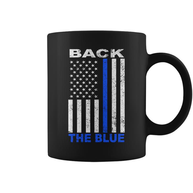 Back The Blue Support Our Police Tshirt Coffee Mug