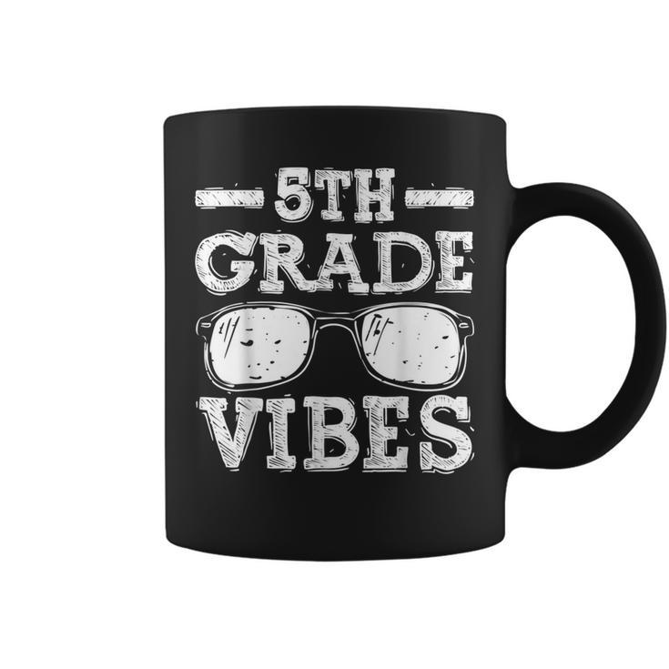 Back To School 5Th Grade Vibes  First Day Teacher Kids  Coffee Mug