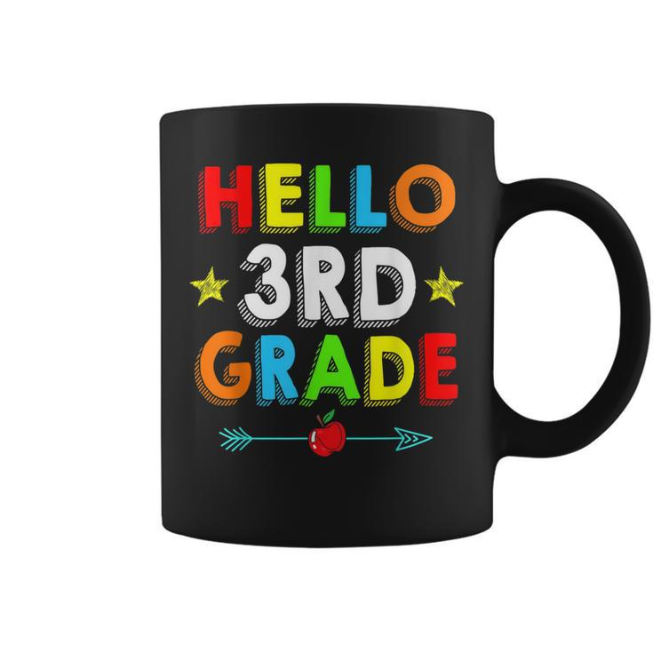Back To School Hello 3Rd Grade Kids Teacher Student  Coffee Mug