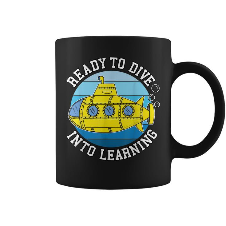 Back To School Submarine Ready To Dive Into Learning  Coffee Mug
