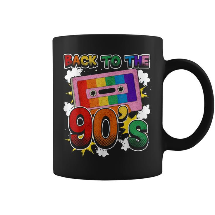 Back To The 90S 90S Disco Radio And Techno Era Vintage Retro  Coffee Mug