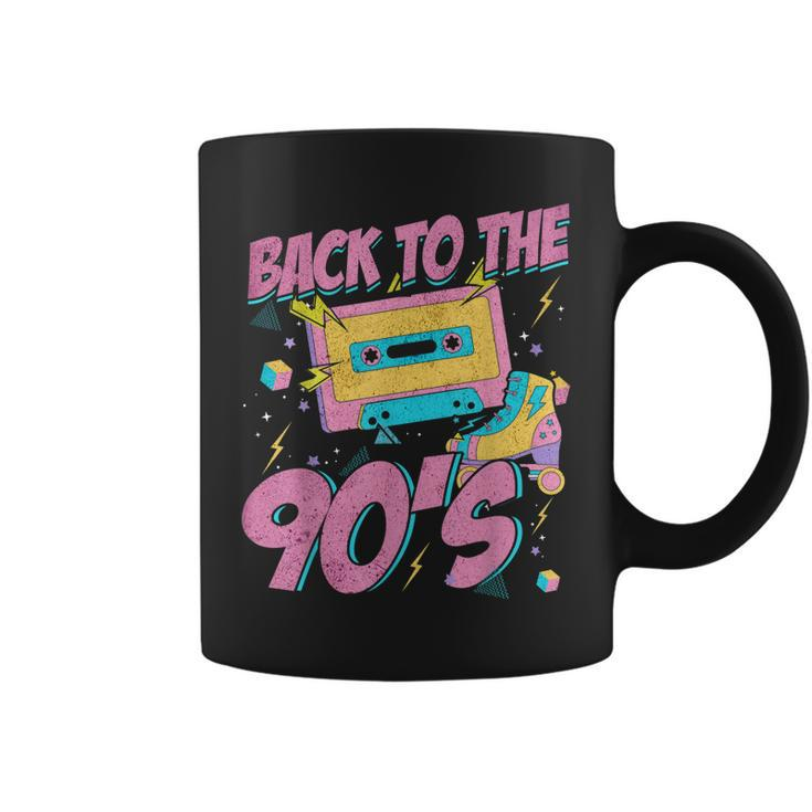Back To The 90S 90S Disco Radio And Techno Era Vintage Retro  Coffee Mug