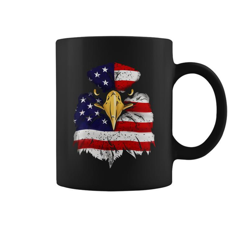 Bald Eagle 4Th Of July American Flag Patriotic Freedom Usa V2 Coffee Mug