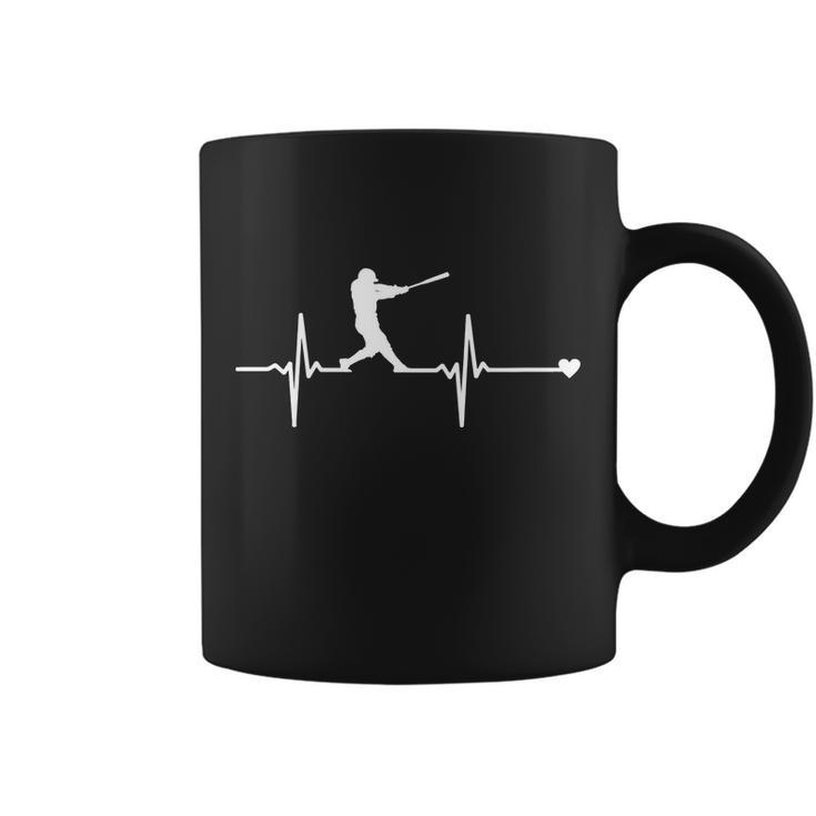 Baseball Heartbeat Pulse Coffee Mug