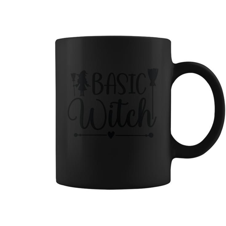 Basic Witch Broom Funny Halloween Quote Coffee Mug