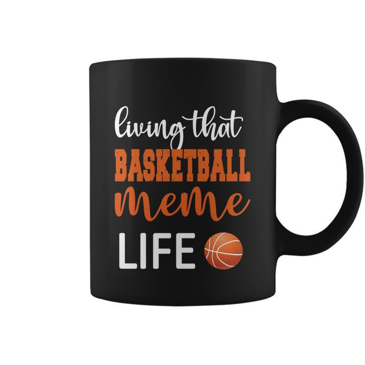 Basketball Meme Life Basketball Grandma Meme Cute Gift Coffee Mug