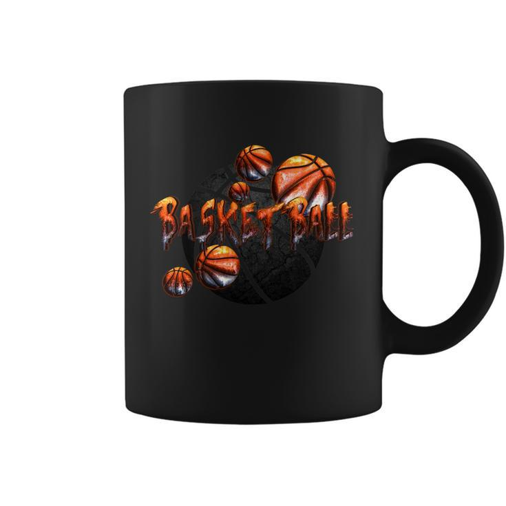 Basketball Stone Logo Coffee Mug
