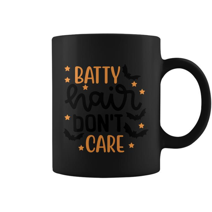 Batty Hair Dont Care Halloween Quote Coffee Mug