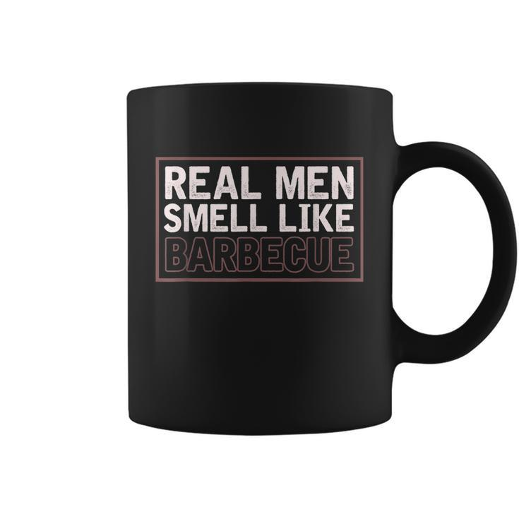 Bbq Grillmaster Men Real Men Smell Like Barbecue Tshirt Coffee Mug