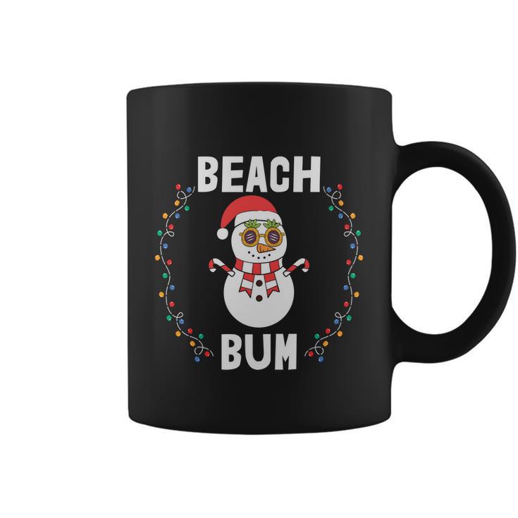 Beach Bum Snowman Christmas In Christmas In July Coffee Mug