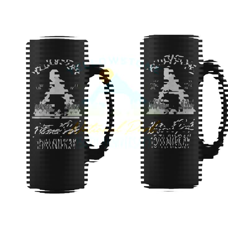 Bear Yellowstone National Park 150Th Anniversary Coffee Mug