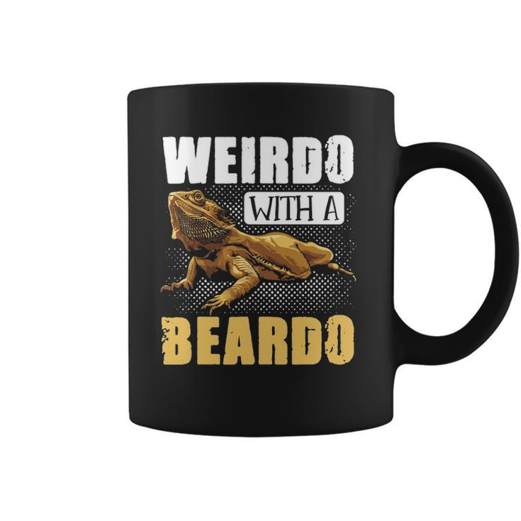Bearded Dragon Weirdo With A Beardo Reptiles Coffee Mug