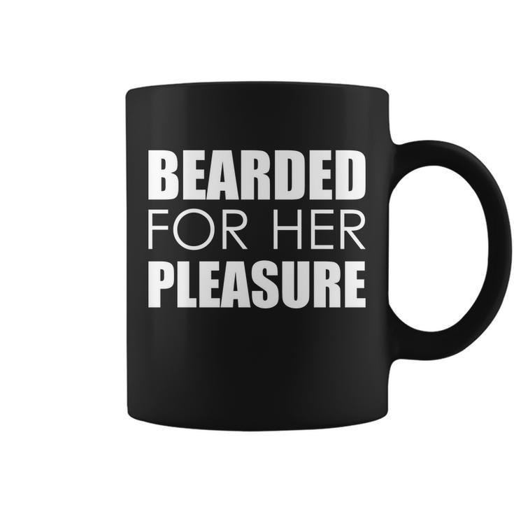 Bearded For Her Pleasure Beard Tshirt Coffee Mug