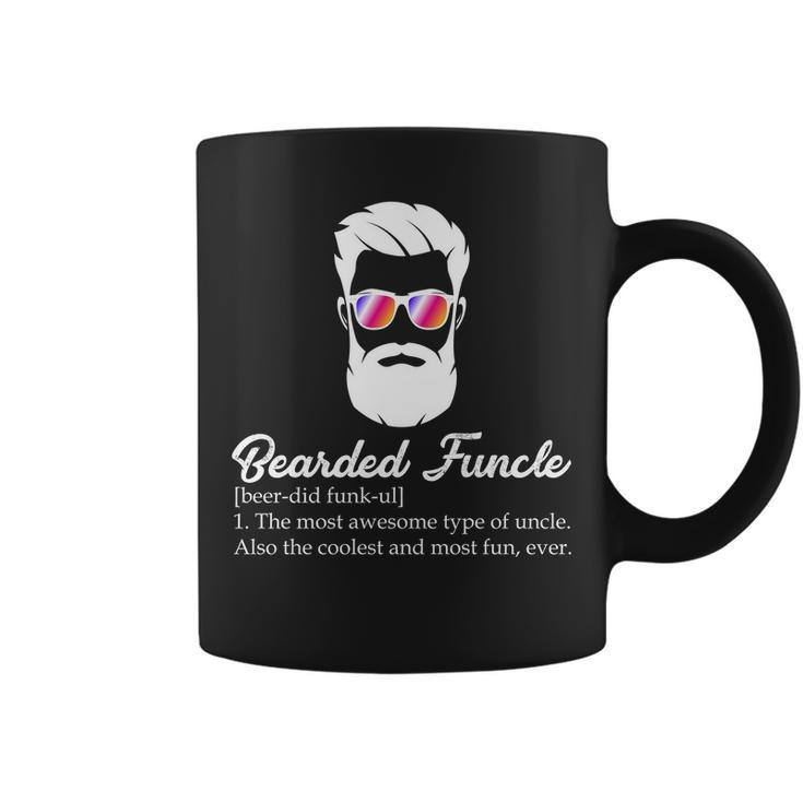 Bearded Funcle Definition Tshirt Coffee Mug