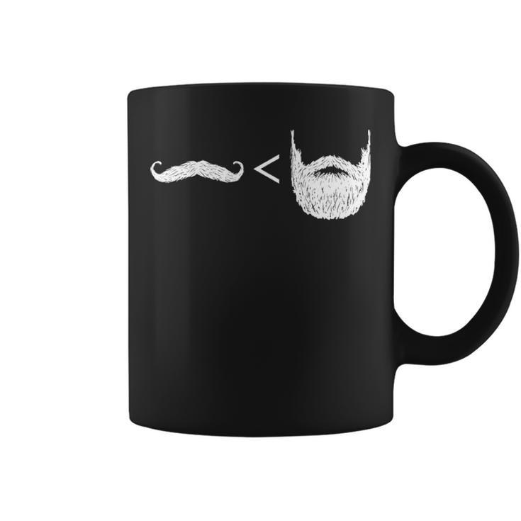Beards - Greater Than Mustaches Coffee Mug