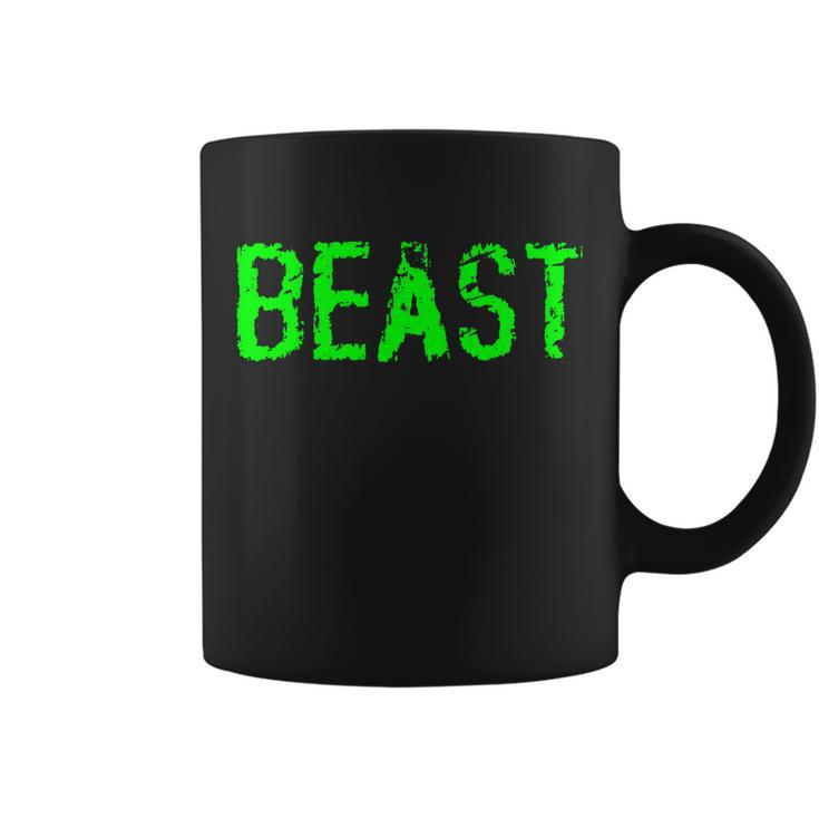 Beast Gym Workout Mode Fitness Logo Tshirt Coffee Mug