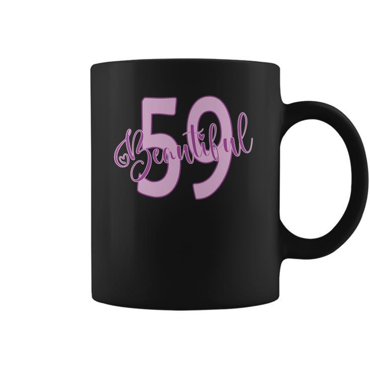 Beautiful 59Th Birthday Apparel For Woman 59 Years Old Coffee Mug
