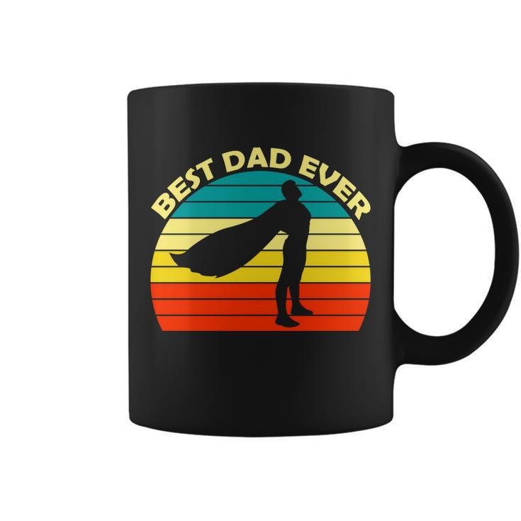 Best Dad Ever Super Dad Hero Coffee Mug