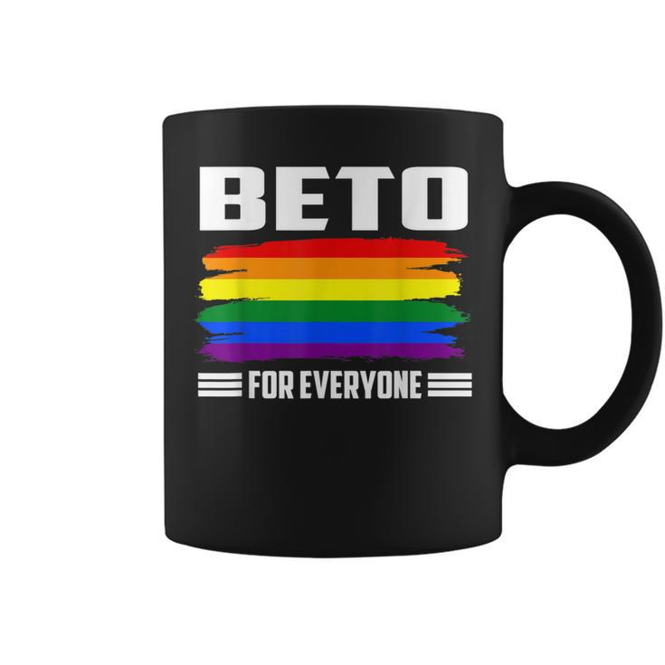 Beto For Everyone Pride Flag   Coffee Mug