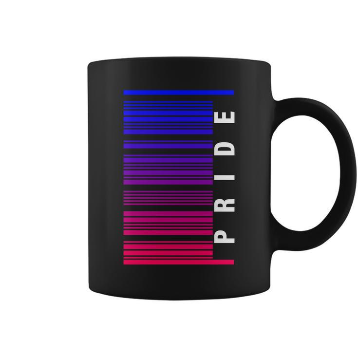 Bi Pride Barcode Bisexual Coffee Mug