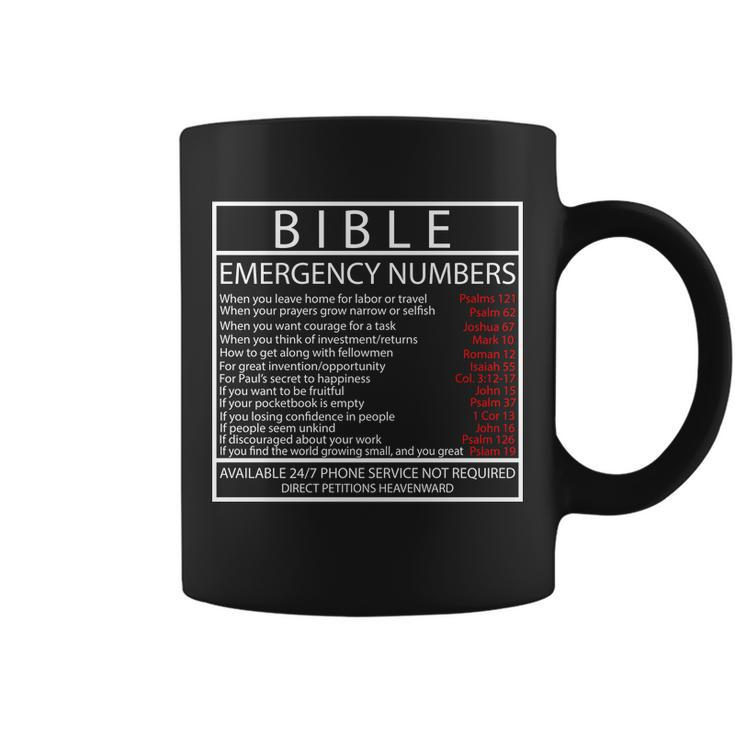 Bible Emergency Hotline Numbers Coffee Mug