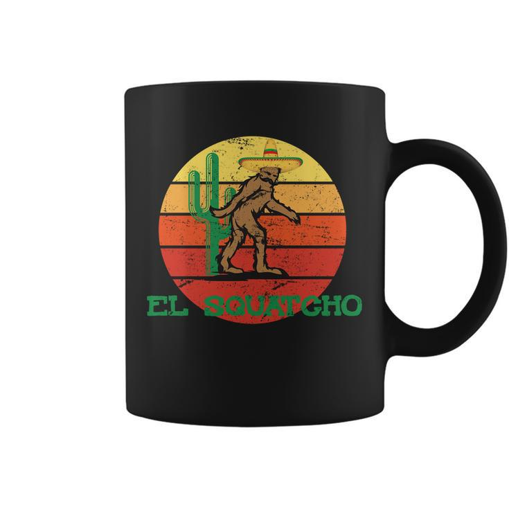 Bigfoot El Squatcho Mexican Sasquatch Tshirt Coffee Mug