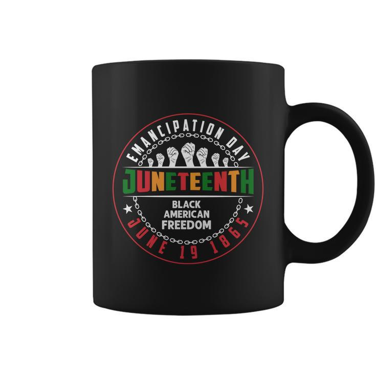 Black American Freedom Juneteenth Graphics Plus Size Shirts For Men Women Family Coffee Mug