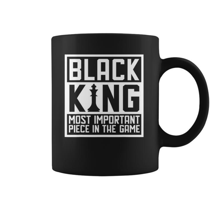 Black King The Most Important Piece In The Game African Men Coffee Mug
