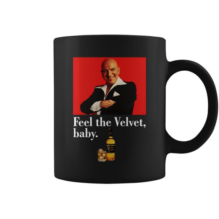 Black Velvet Whiskey Telly Savalas Coffee Mug