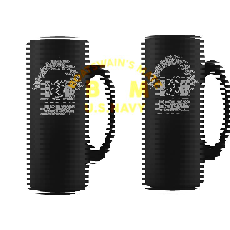 Boatswain's Mate Coffee Mug 11 Oz - Funny Navy Themed Ceramic Mug With Double-Sided Print
