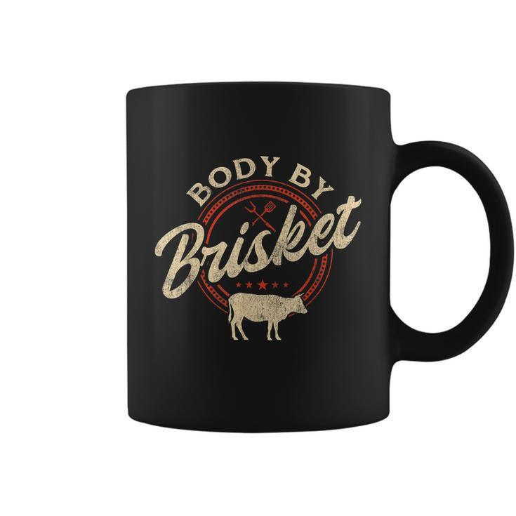 Body By Brisket Pitmaster Bbq Lover Smoker Grilling Coffee Mug