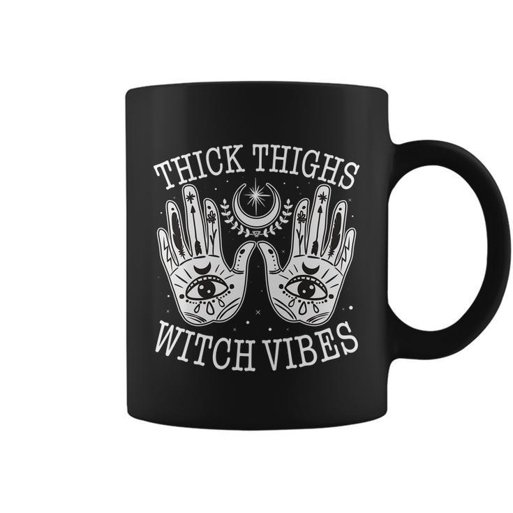 Boho Thick Thighs Witch Vibes Coffee Mug