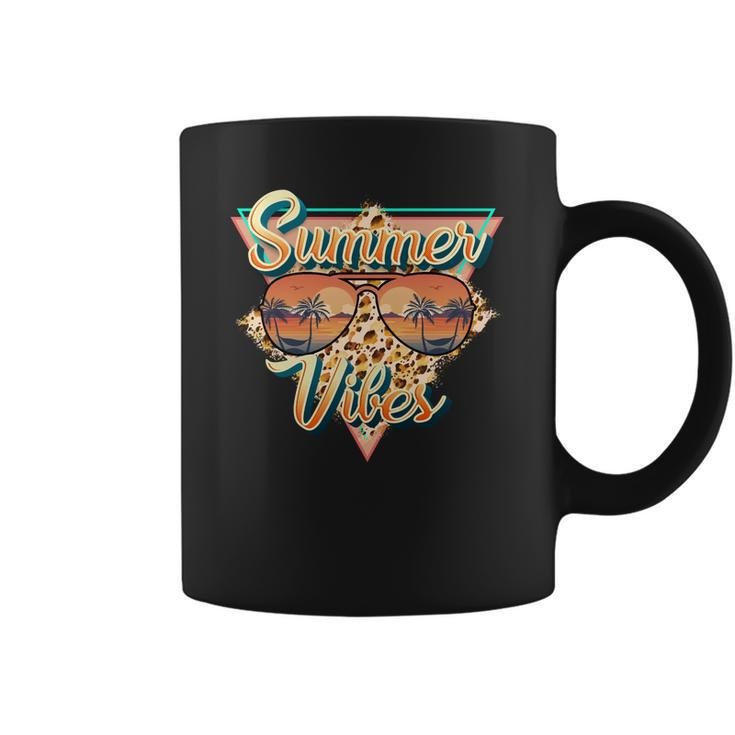 Boho Vintage Summer Vibes Custom Coffee Mug